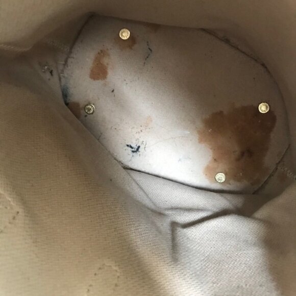 Dooney & Bourke Vintage Bucket Bag Leather Monogram Canvas Hobo Shoulder Purse - Picture 16 of 16